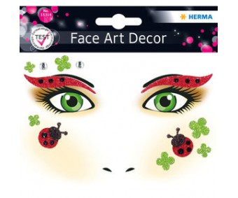 Näokleebis Herma Face Art Decor -  lepatriinu